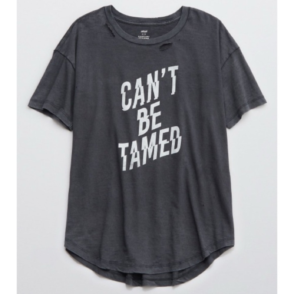Aerie Distressed Tee NWOT - Picture 2 of 8